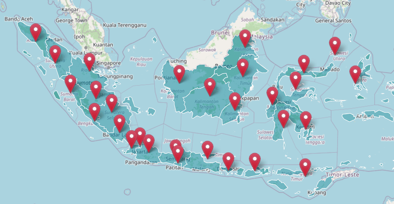 Sebaran Alat VENAMBAK di Seluruh Indonesia